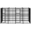 Outdoor Dog Kennel Steel 79.3 ft²